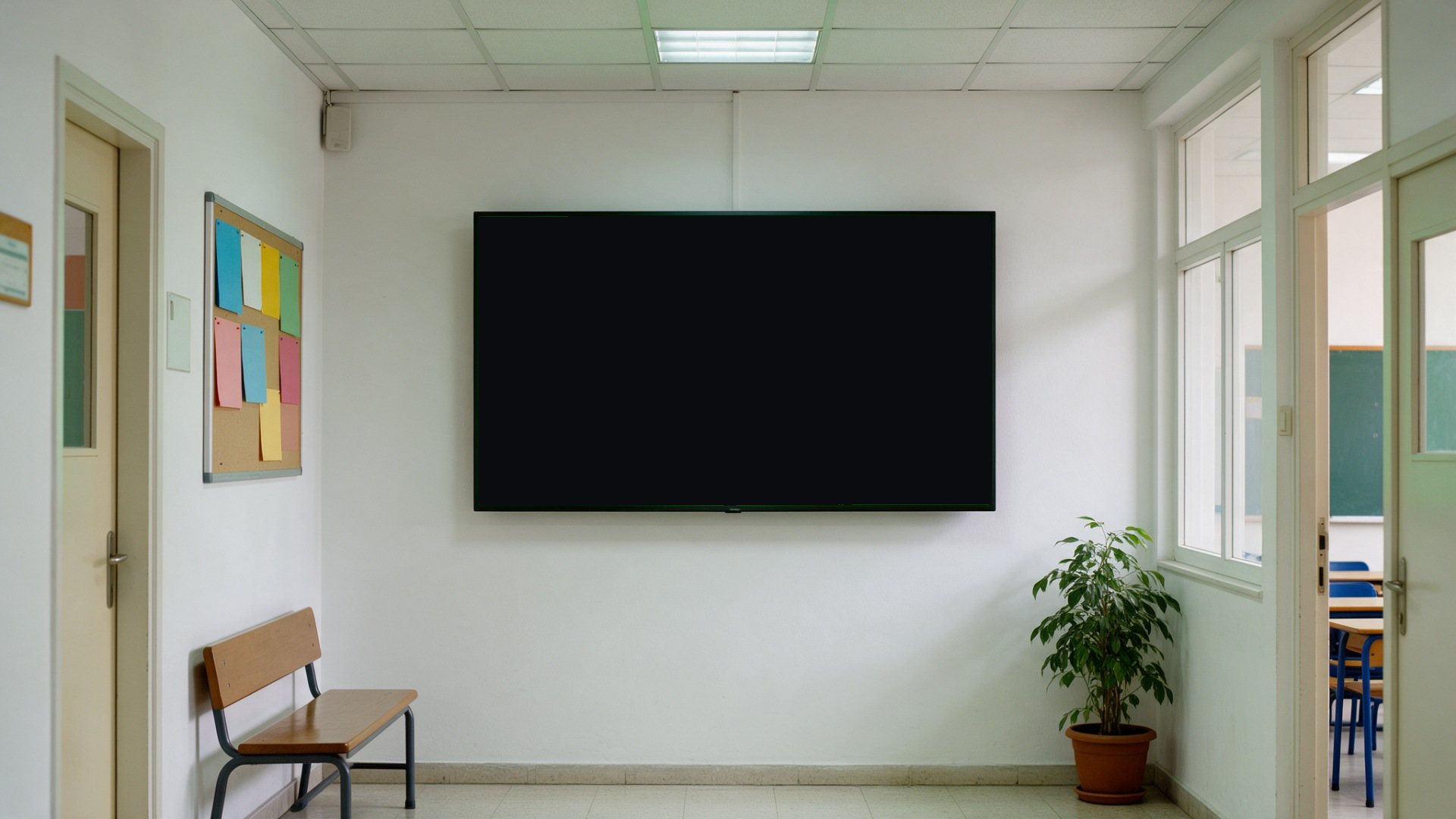 Οθόνη RM Signage σε χώρο: Σχολεία και φροντιστήρια